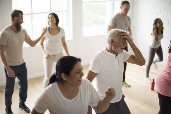 Photo of group dance class